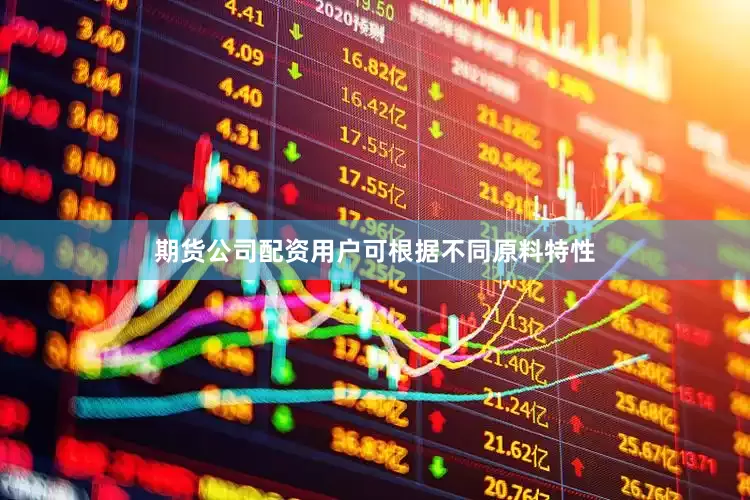 期货公司配资用户可根据不同原料特性