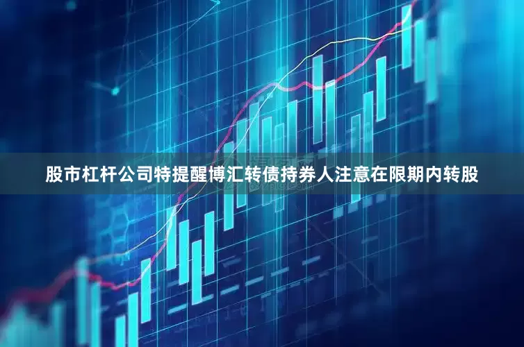 股市杠杆公司特提醒博汇转债持券人注意在限期内转股